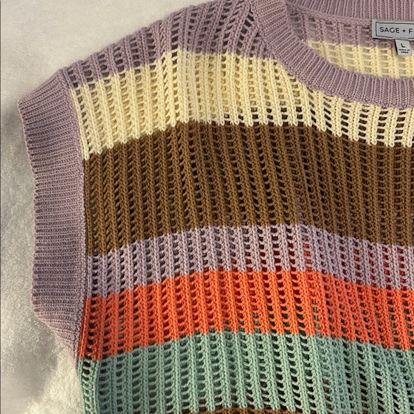 NWOT Sage + Fig knit sweater. Beautiful! Size L - Picture 2 of 3